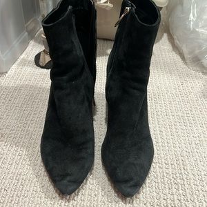 Sam Edelman “Codie” Black Suede Ankle Booties
